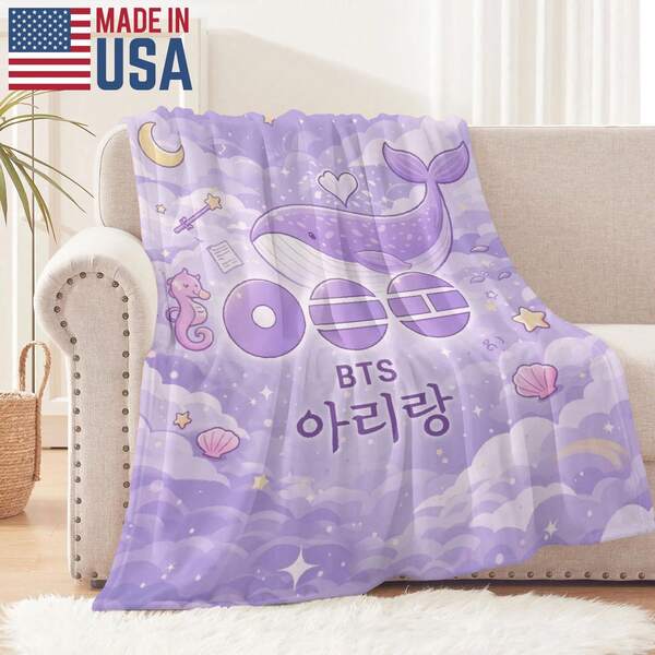 Soft Cozy Blanket Home Essential Lightweight Comfort Stylish Warm Throw Blanket For Sofa Bed Gift